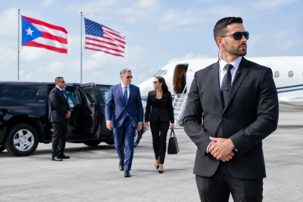 Executive Travel Security Example for VIP Arrivals